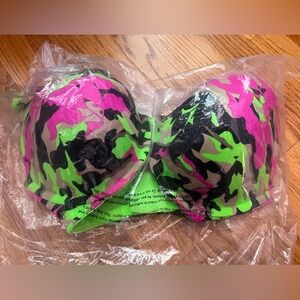 Camo neon bra NEW WITH TAGS!